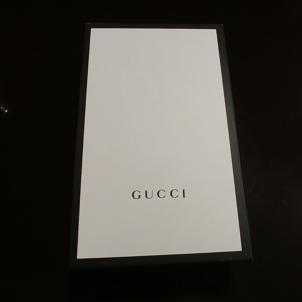 Gucci shoe box.